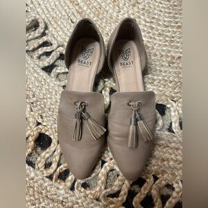Mr. Beast Taupe fringe loafer